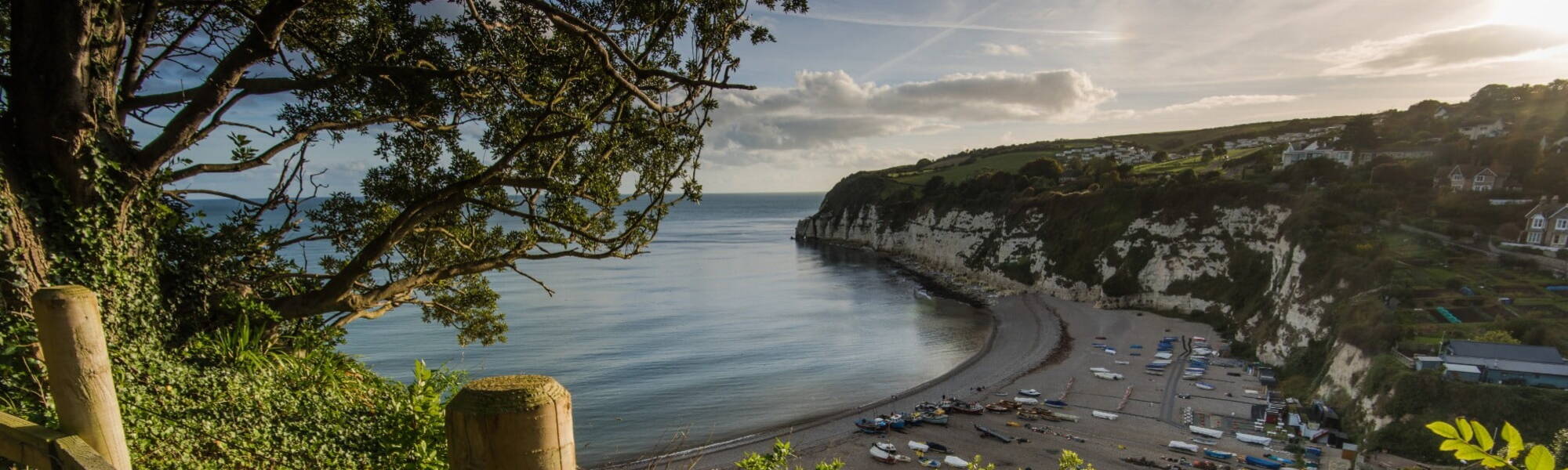 British heritage village of Beer in Devon,UK