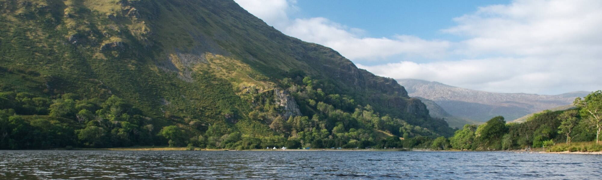 Down by the waterside at Llyn Gwynant in Snowdonia National Park, Wales