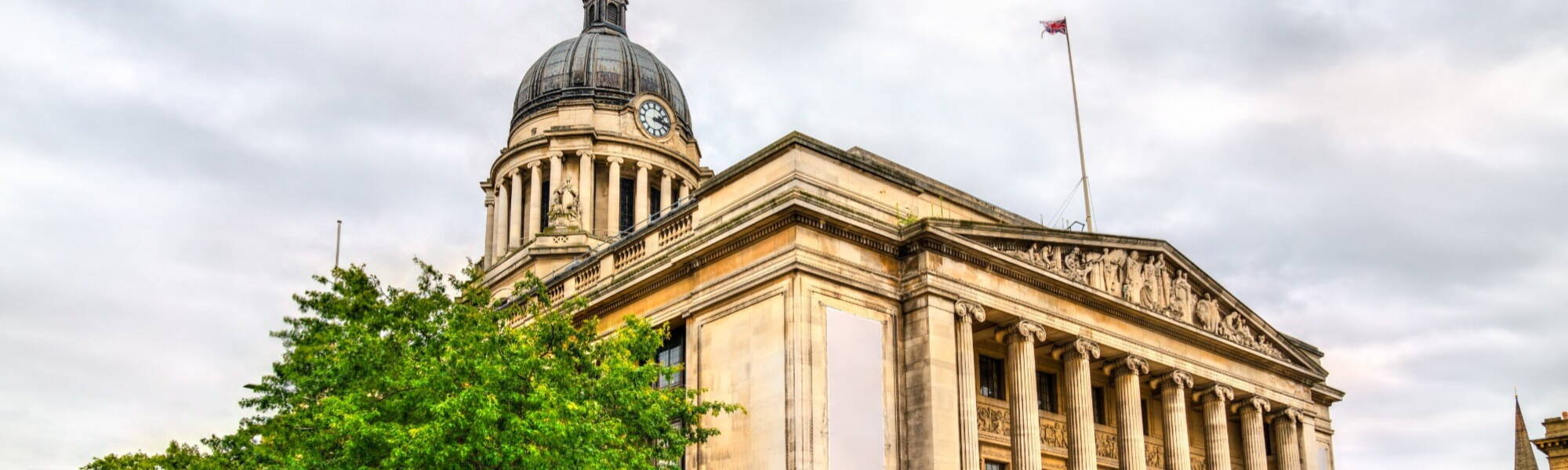 Nottingham Council House in England